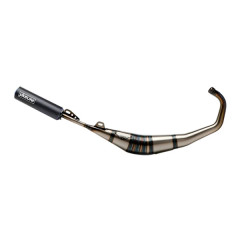 Silencieux YASUNI Pot 50 Verni Passage Bas TUB808TA pour Beta 50 RR, Rieju 50 MRT, Peugeot 50 XPS, MBK 50 X-Limit, Yamaha 50 DTR, Fantic 50 XE