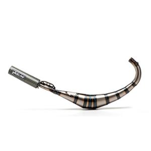 Pot Mécaboite YASUNI R2 (D25/28) Adapté aux modèles Derbi, Beta, SMX, MRT, DT50, XP6, GPR MAX PRO - Passage bas - Cartouche carbone-kevlar