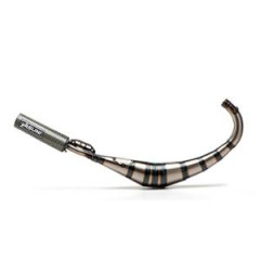 Pot Mécaboite YASUNI R2 (D25/28) Adapté aux modèles Derbi, Beta, SMX, MRT, DT50, XP6, GPR MAX PRO - Passage bas - Cartouche carbone-kevlar