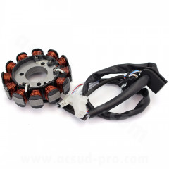 Stator Allumage adaptable OEM : 3B3-H1410-00 pour MBK Nitro 4T, Ovetto 4T, Yamaha Neos 4T, Aerox 4T 50cc