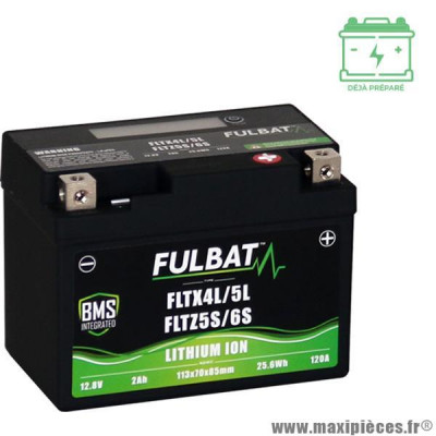 Batterie FULBAT 12V 3AH Lithium L70 H85 FLTX4L / 5L / 7L-FLTZ5S / 6S / 7S