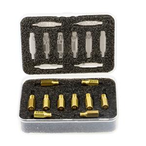 Gicleur adaptable 100 à 118 (coffret de 10) pour carbu Keihin / Polini / OKO