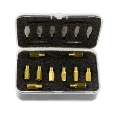 Gicleur adaptable 120 à 138 (coffret de 10) pour carbu Keihin / Polini / Oko
