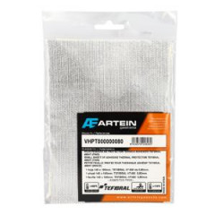 Plaque pare chaleur adhésive ARTEIN épaisseur 0,80 mm (résiste jusqu'à 550°C) 140x195 mm