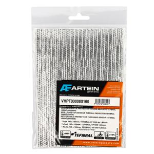 Plaque pare chaleur adhésive ARTEIN 140x195mm épaisseur 1,6mm résistance jusqu'à 550°C