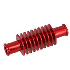 Refroidisseur adaptable Alu Court Carré Rouge