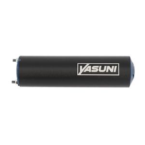 Silencieux YASUNI Cartouche Alu Noir/Bleu Passage Gauche