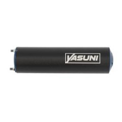 Silencieux YASUNI Cartouche Alu Noir/Bleu Passage Gauche