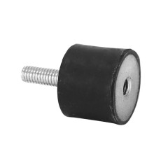 Silentbloc d'échappement adaptable M6 femelle/mâle 25x20 mm