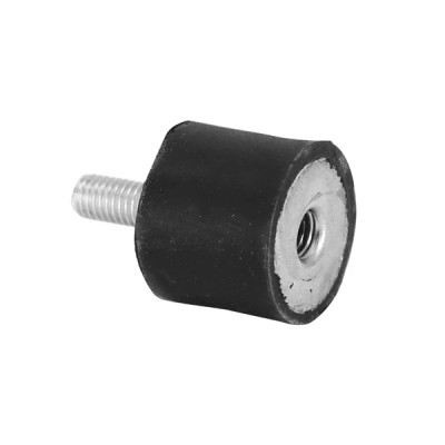 Silentbloc d'échappement adaptable M8 femelle/male 30x25 mm