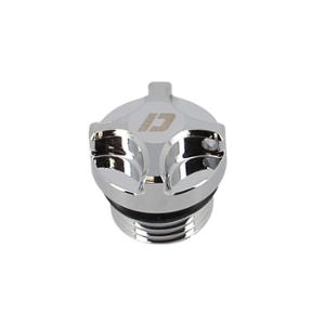 Bouchon d'huile DOPPLER Alu CNC Chrome | Adapté Derbi Senda, Aprilia RS 06>/RX/RS4