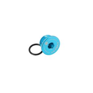 Bouchon huile KRM turquoise adapt. DERBI EURO2/EURO3/EURO4