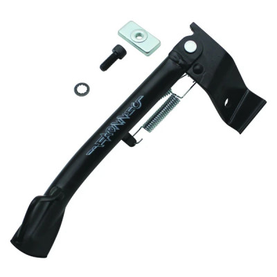 Béquille latérale Buzzetti adaptable noire pour Yamaha 125 Xenter 4T et MBK 125 OCEO 4T