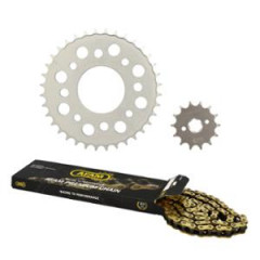 Kit chaîne AFAM 14X36 Démultiplication origine KYMCO 125 KPW 2014-2021