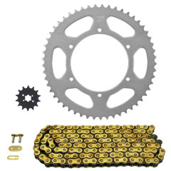 Kit chaine AFAM 420 14x53 (Diamètre couronne 108/123/6.5) pour DERBI GPR NUDE 50cc