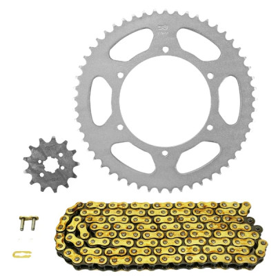 Kit chaîne AFAM 420 13x53 (Diamètre couronne 108/123/6.5) adapté pour DERBI SENDA DRD X-TREME 50 cc