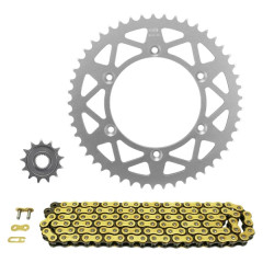 Kit chaine AFAM 520 13x49 (Diamètre couronne alu 130/150/8.5) pour YAMAHA 125 YZ 2022-2024