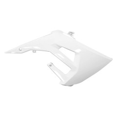 Carenage/cache réservoir adaptable blanc brillant droit pour DERBI SENDA X-TREME 50cc, GILERA RCR 50cc, SMT 50cc