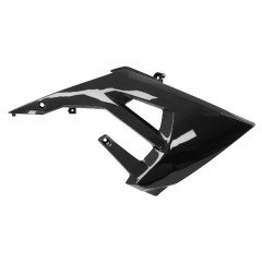 Carenage Cache réservoir adaptable noir brillant droit DERBI SENDA 50cc, GILERA RCR 50cc, SMT 50cc