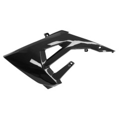 Carenage gauche adaptable noir brillant pour DERBI SENDA X-TREME 50cc, GILERA RCR 50cc, SMT 50cc