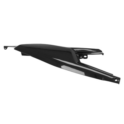 Carénage arrière adaptable noir brillant droit pour APRILIA 50 SX 2018+, DERBI 50 SENDA X-TREME 2018+, GILERA 50 RCR 2018+, SMT 2018+