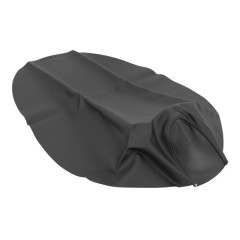 Housse de selle adaptable Noir/Carbone pour Scooter PIAGGIO 50 Zip 50cc 2T-4T