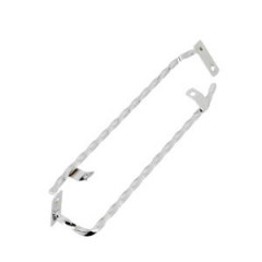 Repose-pied adaptable Chrome torsade pour Mobylette 103-SP, 103-MVL (Tringle)