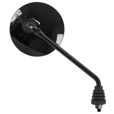 Rétroviseur adaptable noir brillant pour maxi scooter APRILIA SCARABEO 125 cc, SCARABEO 200 cc, SCARABEO 400 cc, SCARABEO 500 cc