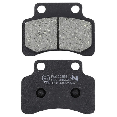 Plaquettes de frein NEWFREN FD0223BE Organiques AV pour CPI 50 Hussar, Popcorn, Oliver 2003+2005, Generic XOR, Ideo, Keeway 50 F-Act, Focus, Matrix