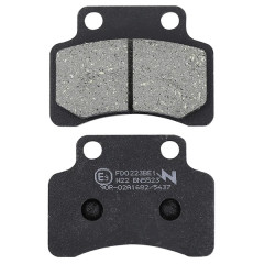 Plaquettes de frein NEWFREN FD0223BE Organiques AV pour CPI 50 Hussar, Popcorn, Oliver 2003+2005, Generic XOR, Ideo, Keeway 50 F-Act, Focus, Matrix
