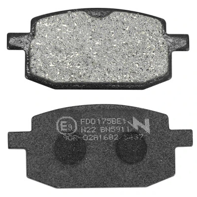 Plaquettes de frein NEWFREN FD0175BE organique AV pour PEUGEOT 50 V-CLIC, PGO 50 BIG MAX, MBK 100 BOOSTER, YAMAHA 100 BWS, SKYTEAM 50-125 SKYMAX