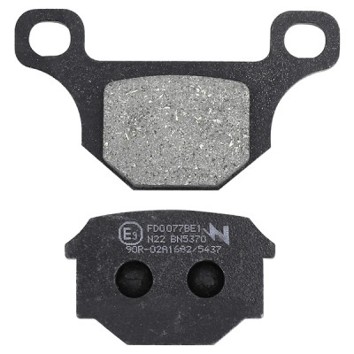 Plaquettes de frein NEWFREN Elite Organique AR FD0077BE pour APRILIA RS4 125 cc, DERBI GPR 125 cc, PEUGEOT XR7 50cc, RIEJU MRT 50cc