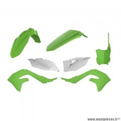 Carrosserie/Carenage POLISPORT Kit Plastiques 7 pièces pour Moto KX F 250 cc, KX F 450 cc