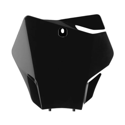 Plaque numéro/tête de fourche POLISPORT noire pour Moto GAS-GAS 125 MC 2021+, 250 EC F 2021+, 250 MC F 2021+, 300 EC F 2021+, 450 MC F 2021+