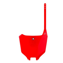 Plaque numéro/tête de fourche POLISPORT Rouge pour Moto HONDA CRF R 450 cc, CRF RX 450 cc 2021+