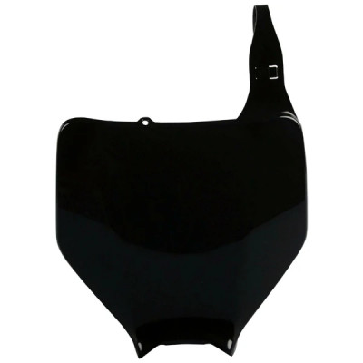 Plaque numéro/tête de fourche POLISPORT noire pour Moto KAWASAKI KX 125, KX 250, KX F 250, KX F 450 (2003-2008)