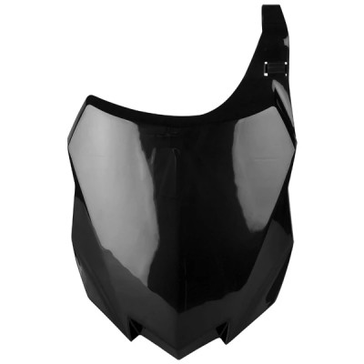 Plaque numéro/tête de fourche POLISPORT noire 2013-2016 pour motos KAWASAKI KX 250 F, 450 KX F