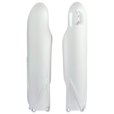 Protection de fourche POLISPORT blanc couleur OEM paire pour Moto YAMAHA YZ F 250 cc, YZ F 450 cc