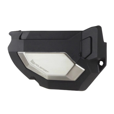 Protection/Couvre Carter Alternateur POLISPORT noir (côté gauche) pour FANTIC 700 CABALLERO, YAMAHA MT-07, TENERE 700, TRACER 700