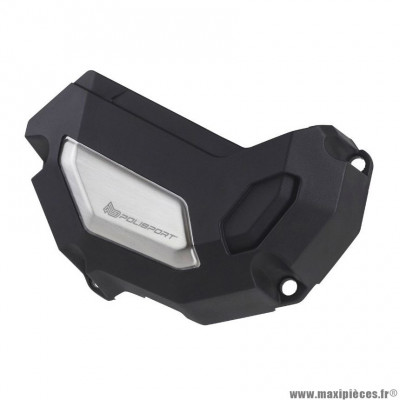 Protection/Couvre Carter Alternateur POLISPORT Noir Côté Gauche pour Moto YAMAHA FZ-09 900 cc, MT-09 900 cc, TRACER 900 cc, XSR 900 cc