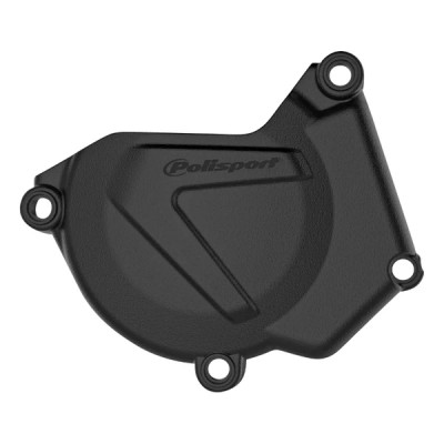 Protection/couvre carter d'allumage POLISPORT noir 2005>2023 pour Moto YAMAHA YZ 250 cc, YZ X 250 cc