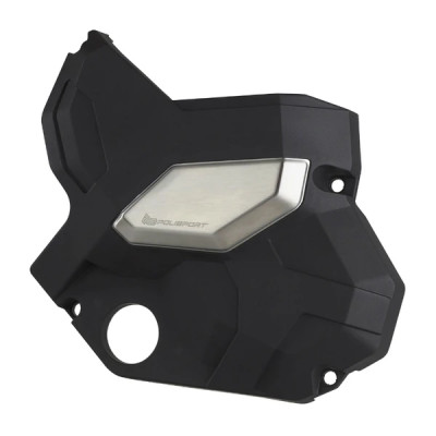 Protection/Couvre Carter d'Embrayage POLISPORT Noir Cote Droit 2017> pour KAWASAKI NINJA 650 cc, Z 650 cc