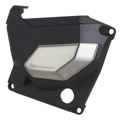 Protection/Couvre carter d'embrayage POLISPORT noir (côté droit) pour Kawasaki Z900 2017+