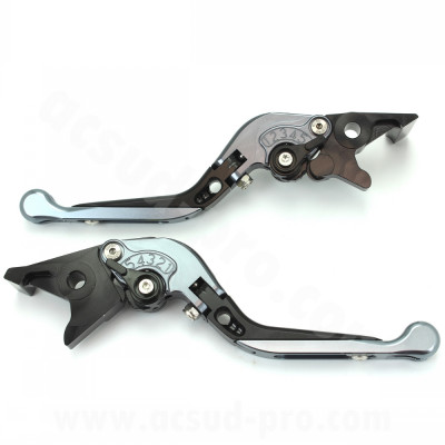 Levier aluminium RB MAX titane (la paire) pour HONDA X-ADV 750 cc