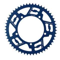 Couronne DOPPLER 33 dents D110 FIX 5 Alu Bleu pour Mecaboite SHERCO SM 50cc