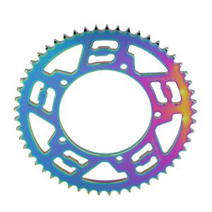 Couronne DOPPLER 33 dents D110 FIX 5 ALU NEOCHROME pour Mecaboite SHERCO SM 50cc