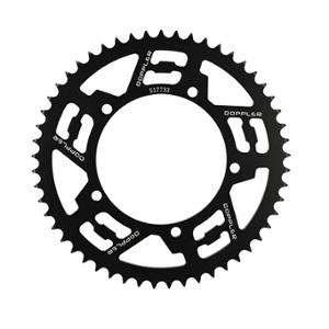 Couronne DOPPLER 33 dents 428 Alu Noir pour Mecaboite SHERCO SM 50cc