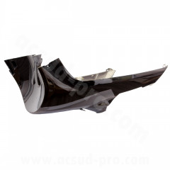 Bas de caisse adaptable noir mat pour MBK NITRO 50cc 1997-2012, YAMAHA AEROX 50cc 1997-2012