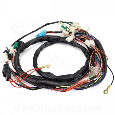Faisceau électrique adaptable type origine 2003-2006 pour Scooter 50cc MBK NITRO 50cc 2T, YAMAHA AEROX 50cc (OEM : 5JW-H2590-30)