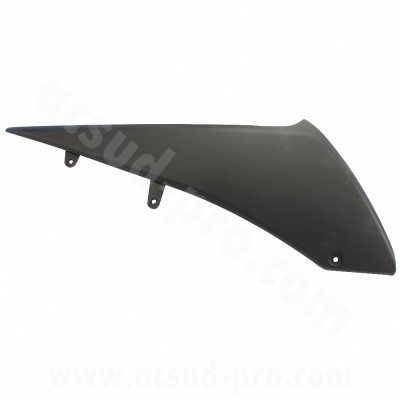 Sabot droit adaptable noir mat 2017-2019 pour maxi scooter Yamaha T-MAX 530 cc